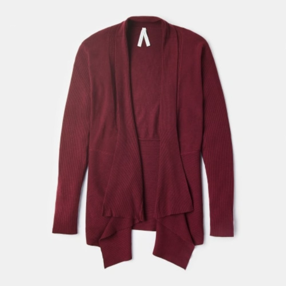 PRICE DROP! Dreamers Waterfall Cardigan - Heather Plum - Size M - *NWT*